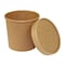 Amercareroyal Royal 12 oz. Kraft Paper Food Container And Lid Combo, PK250 PFC12NCOM - alternate 3